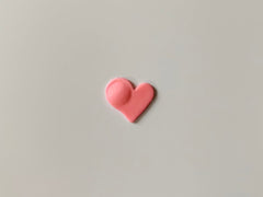 Large fondant heart decoration for Valentine's day cake