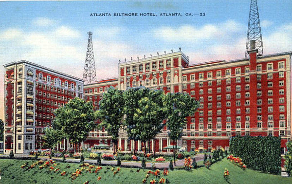 Vintage postcard of Atlanta Biltmore Hotel.