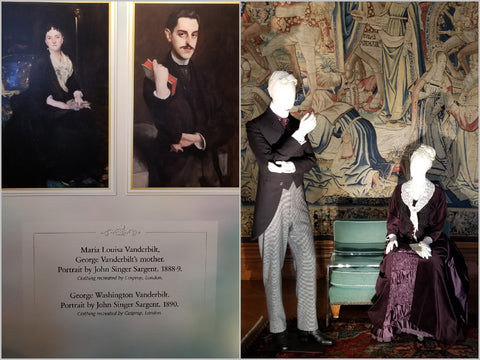John Singer Sargent portraits brought to life by Cosprop at Biltmore.