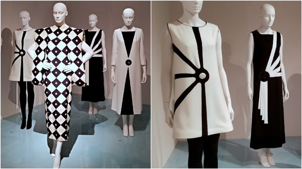 B&W dresses by Pierre Cardin at SCADFash