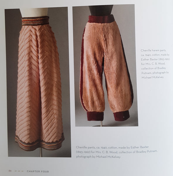 Chenille trousers in Callahan's book.