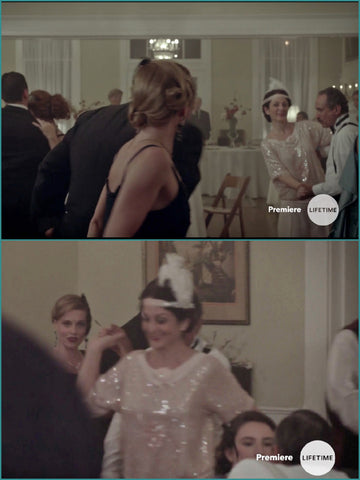 Screenshots of Liza dancing in "The Lover in the Attic"