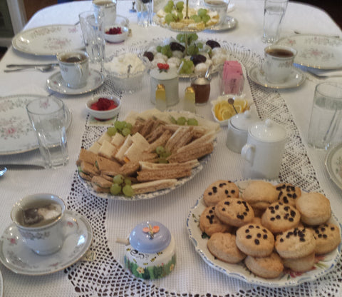 my 2015 tea party for family