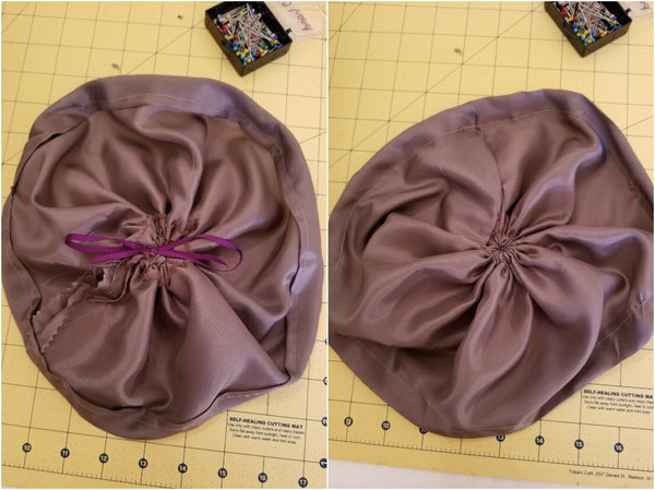 Inner poof before insertion into crown.