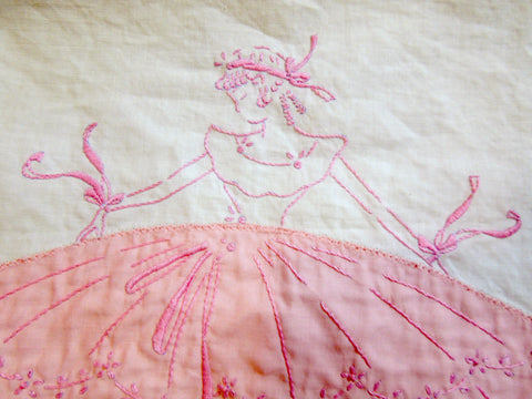 detail of the southern belle embroidered embellishment