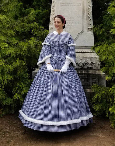 Liza in a Mid-Victorian Day Dress