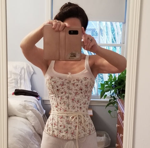 My faux late-Victorian corset.