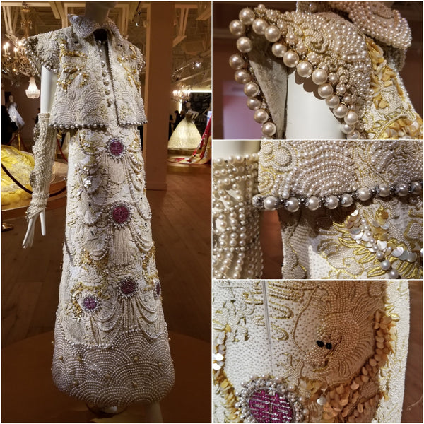 pearls dress by Guo Pei