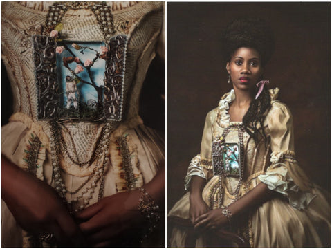 "Rest in Peace" and "Madame Leroy" prints by Fabiola Jean-Louis