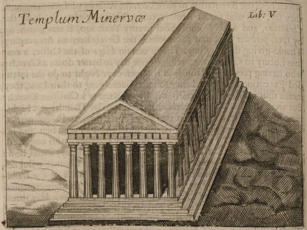 Temple of Minerva, aka The Parthenon, in1682