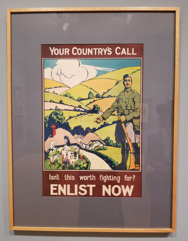 British WWI Poster, 1915