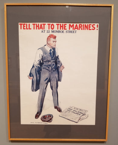 James Montgomery Flagg, Tell That to the Marines WWI recruitment poster