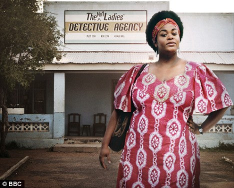 Jill Scott as Mma Ramotswe, costumes by Jo Katsaras