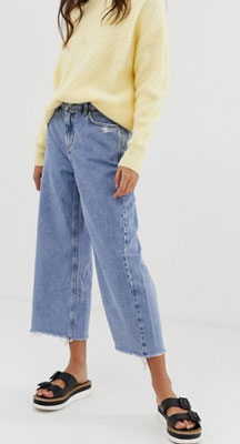 New Look Wide Hem Jeans in blue