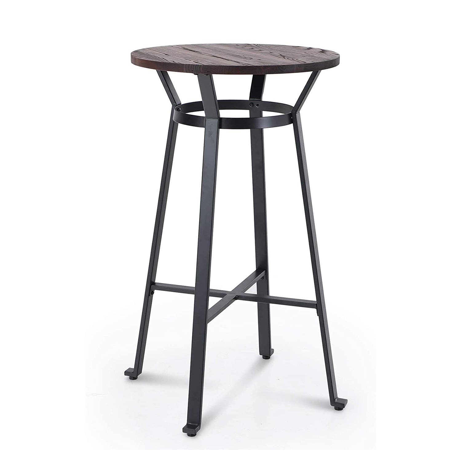 round metal pub table