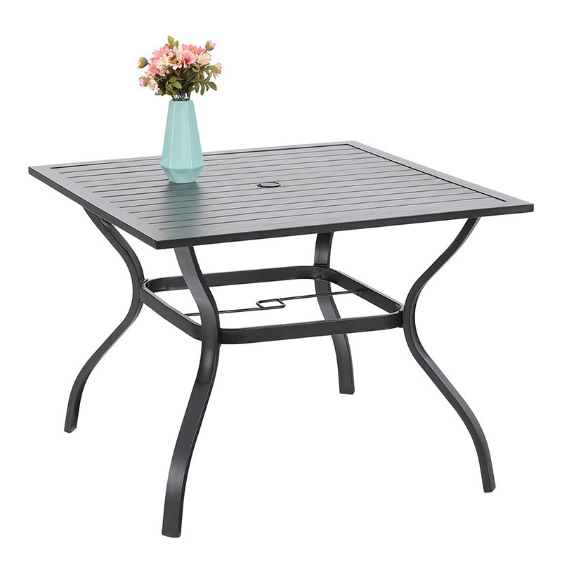 high top patio table with umbrella hole