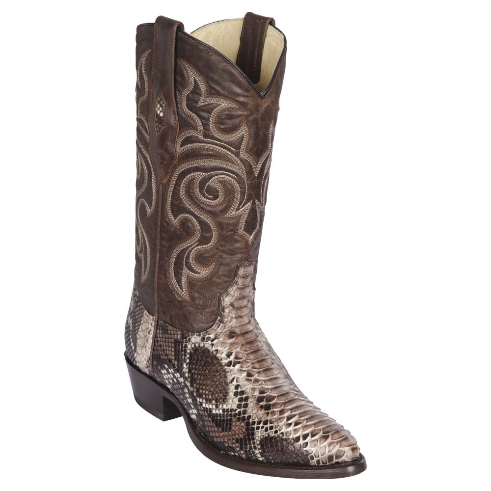 round toe snakeskin boots