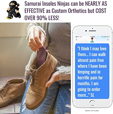 Samurai Insoles Ninjas | Arch Support 