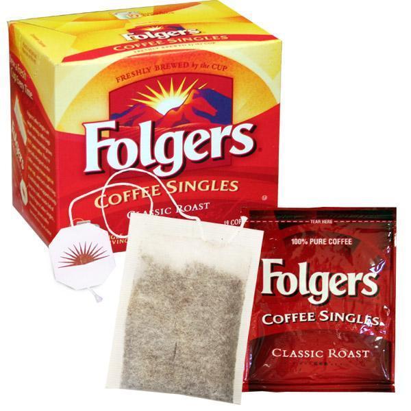 Folgers Single Cup Coffee Bags - Regular - Coffee Wholesale USA