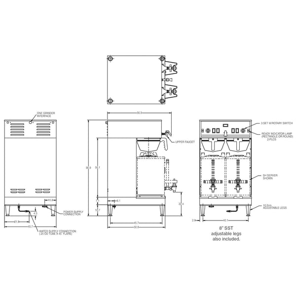 Bunn Dual Soft Heat Satellite Coffee Brewer - Coffee Wholesale USA