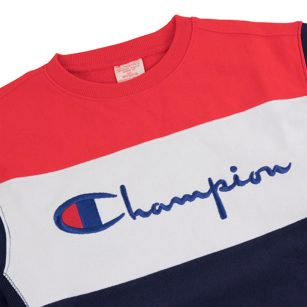 champion panel crew sweatshirt