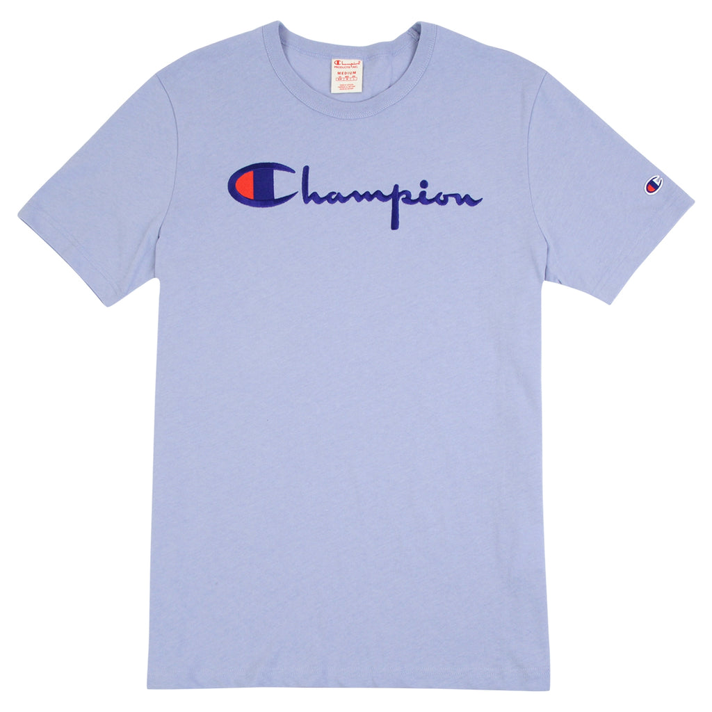 lilac champion t shirt