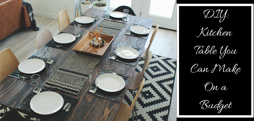 DIY: Kitchen Table You Can Make On a Budget