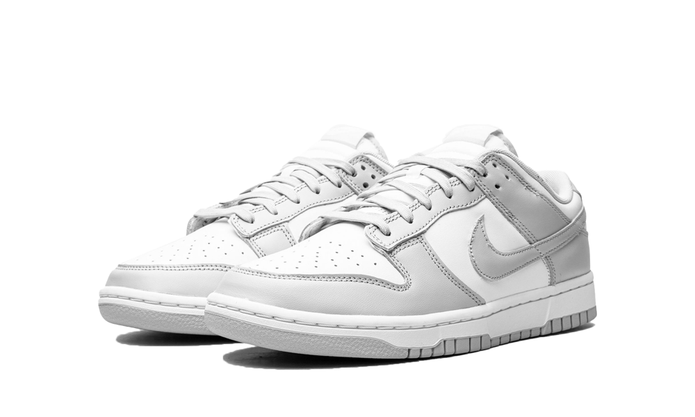 low grey and white dunks