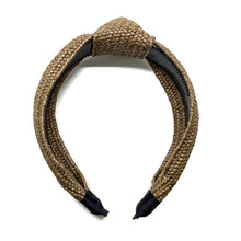 Load image into Gallery viewer, Traditional Rattan Topknot Headbands (11 Color Options)