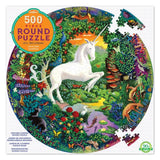 Eeboo Unicorn Round Puzzle