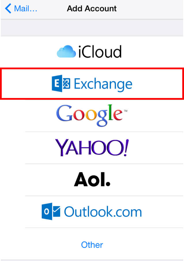 Exchange Email For iPhone