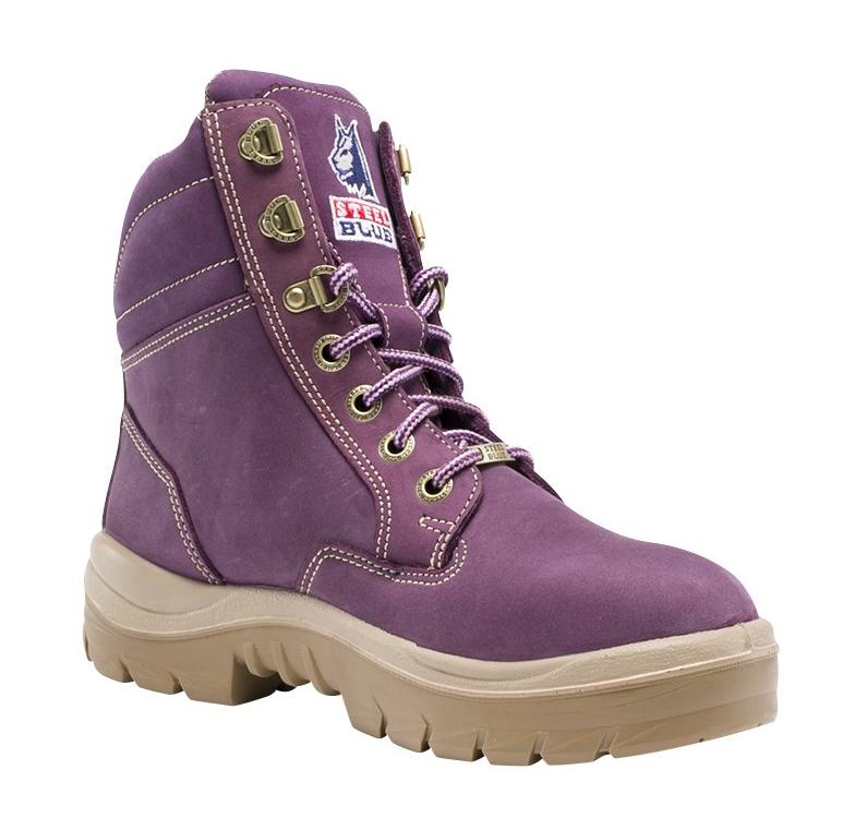 ladies lace up work boots