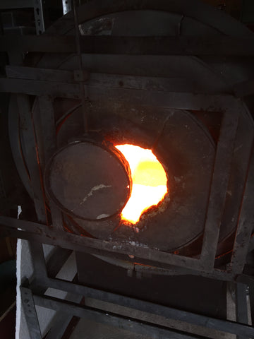 Melting glass in the minimelt furnace