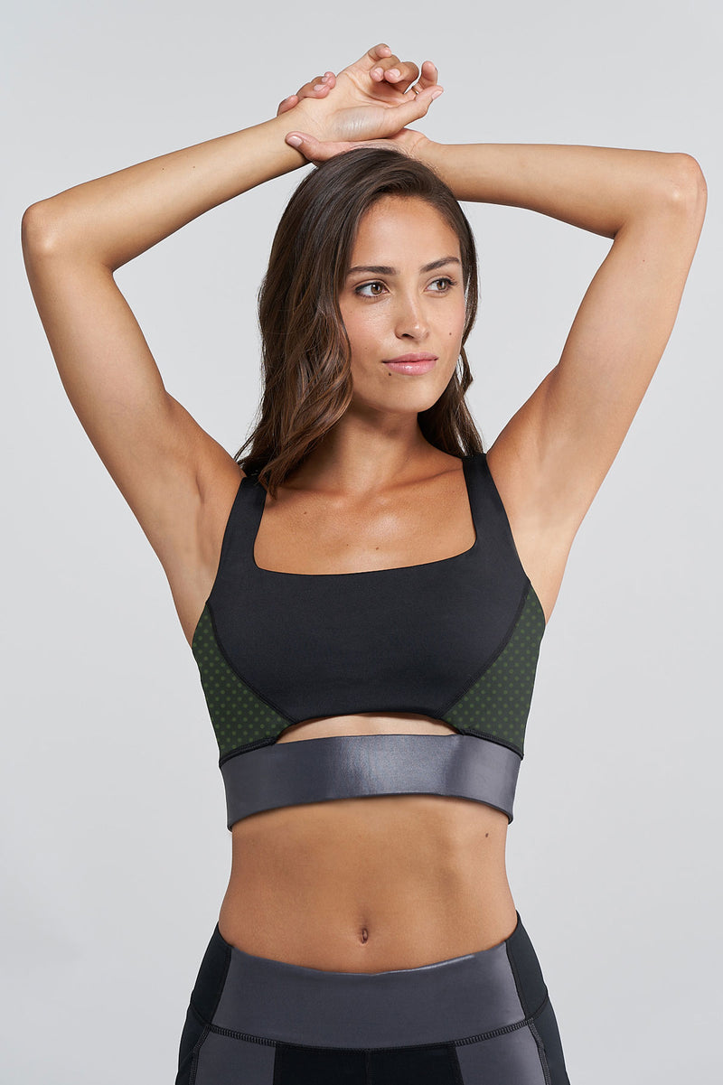 Lafayette Sports Bra - Gunmetal