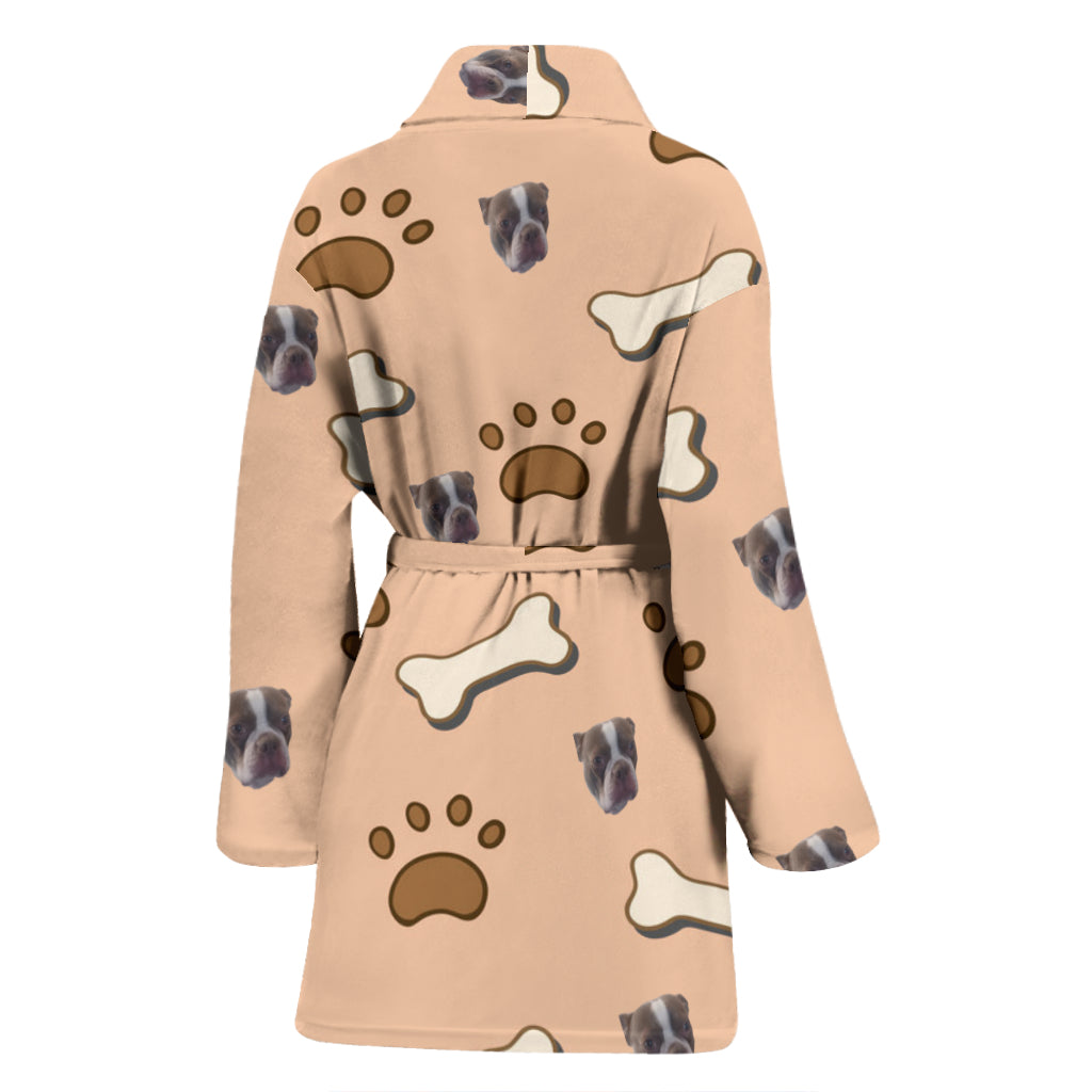Dog Photo On Bath Robe