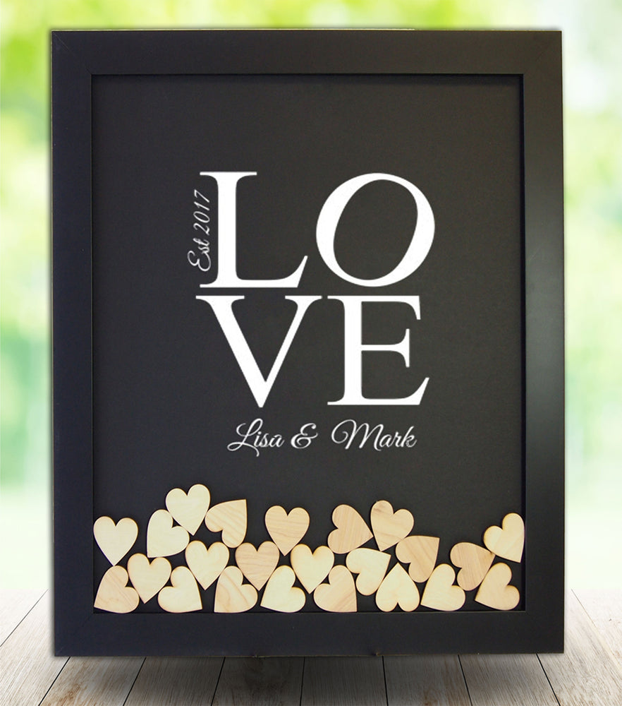 Vinyl "LOVE" Drop Box Frame