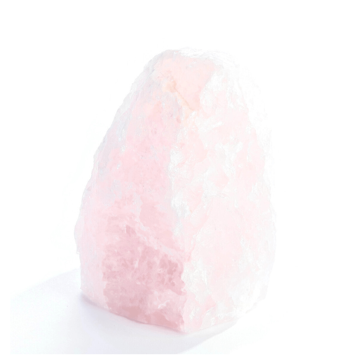 rose quartz crystal lamp