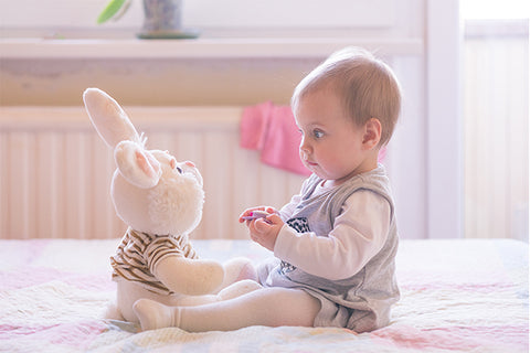 baby and bunny