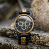 Die Armbanduhr "Mondfinsternis" aus edlem Zebra-Holz wird dich begeistern