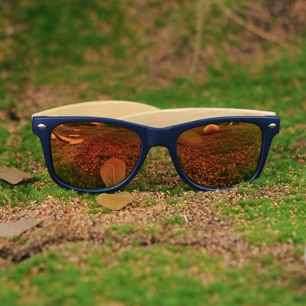 Im Sommer voll im Trend sein mit der Holzsonnenbrille "Zakynthos" von Wood o'clock