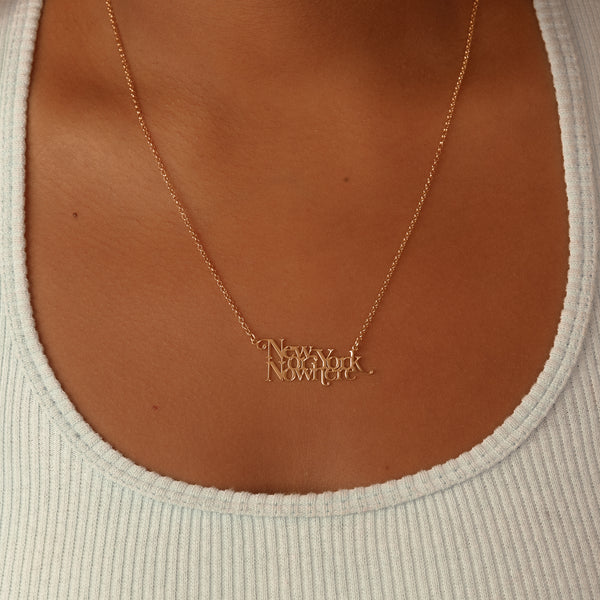 New York or Nowhere Necklace - The M Jewelers