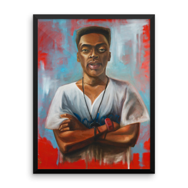 Tre Wilkes Art- Mookie, Washington D.C Artist, Black Artist, Black Subjects in Art, Spike Lee, Do The Right Thing Movie