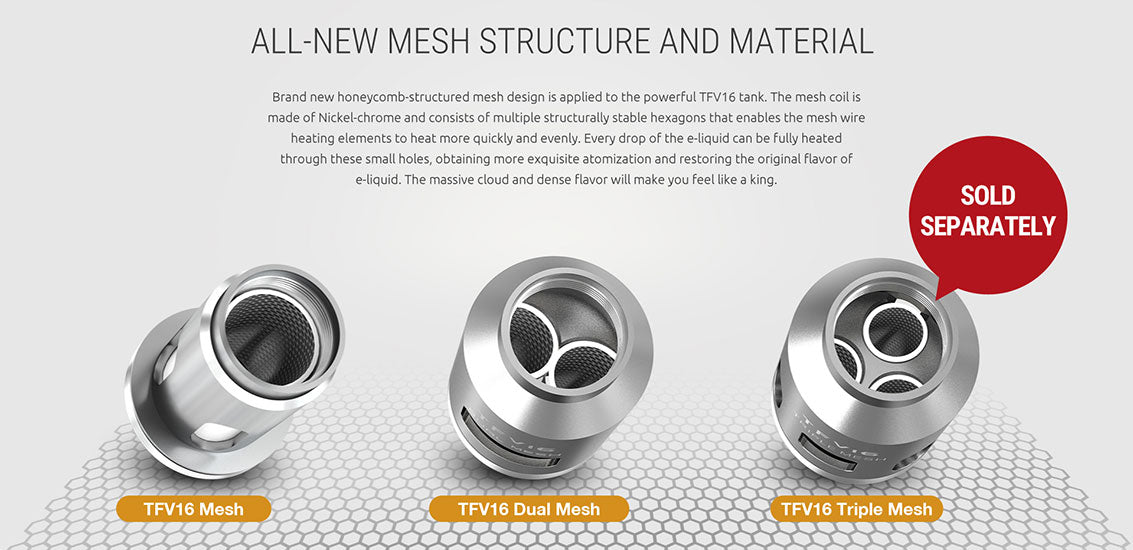 SMOK TFV16 Mesh Replacement Coils | Bay Vape