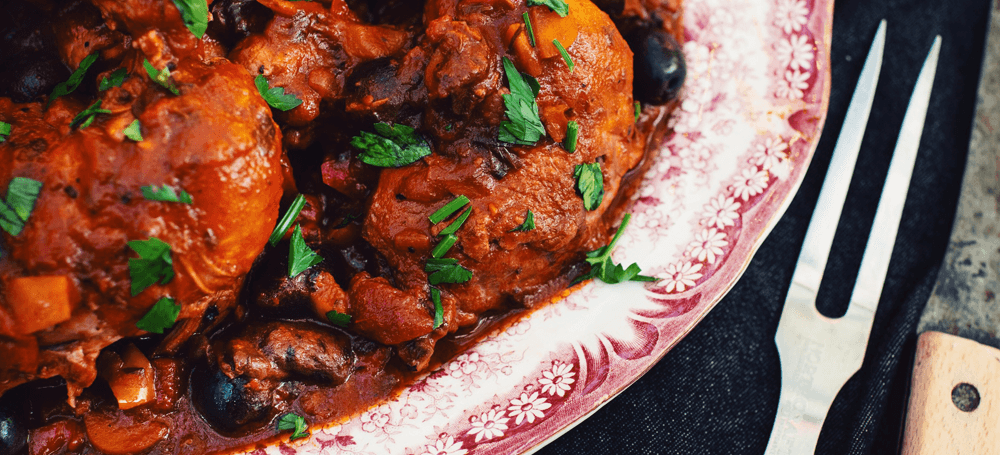 cacciatore chicken legs in tomato sauce