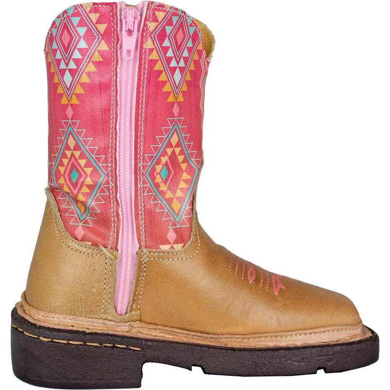 Roper Toddler Girls' Aztec Shaft Cowgirl Boots