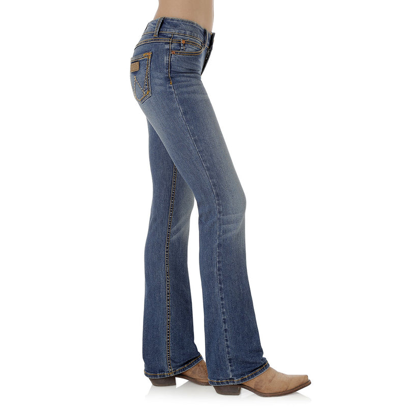 Wrangler Women's Retro Mae Mid Rise Bootcut Jeans