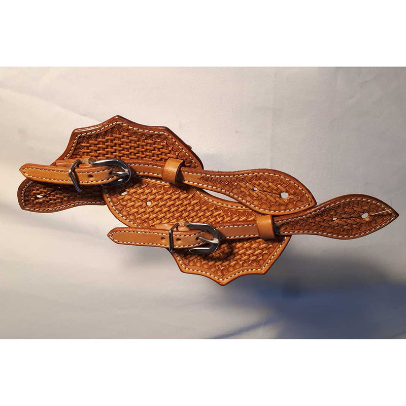 True North Trading Basketweave Spur Straps