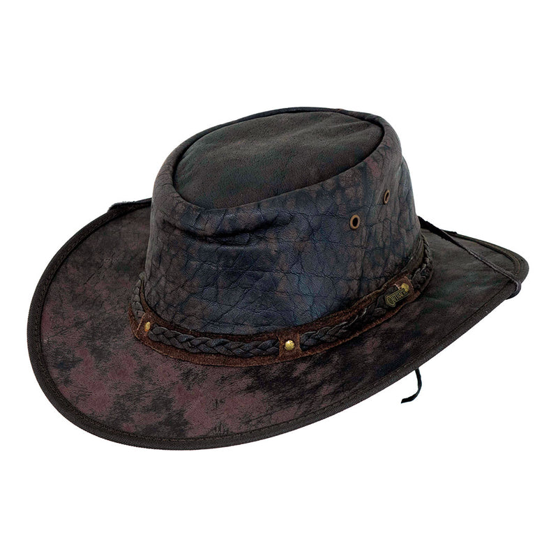Outback Trading Co. Iron Bark Western Leather Hat