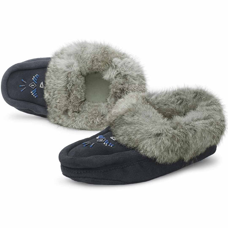 melodreams's Women's Fur Trim Moccasins