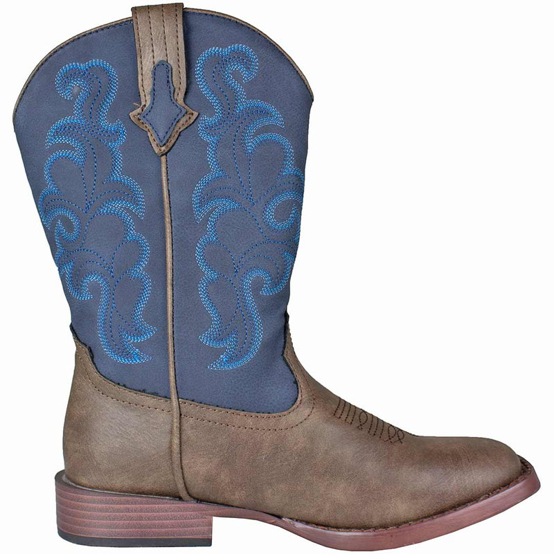 Roper Youth Boys' Blue Shaft Cowboy Boots